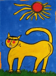 le-chat-au-soleil