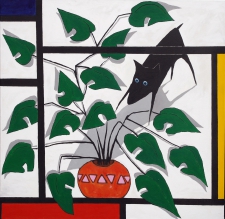 yapping-in-mondriaan-met-plant