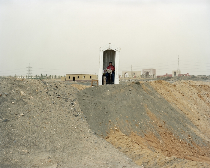 Guard, El Shorouk city, April 2011