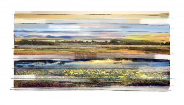 * Collected No.12 - Big version on Linen (Framed) *