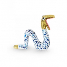 Snake Delfts Blauw Large