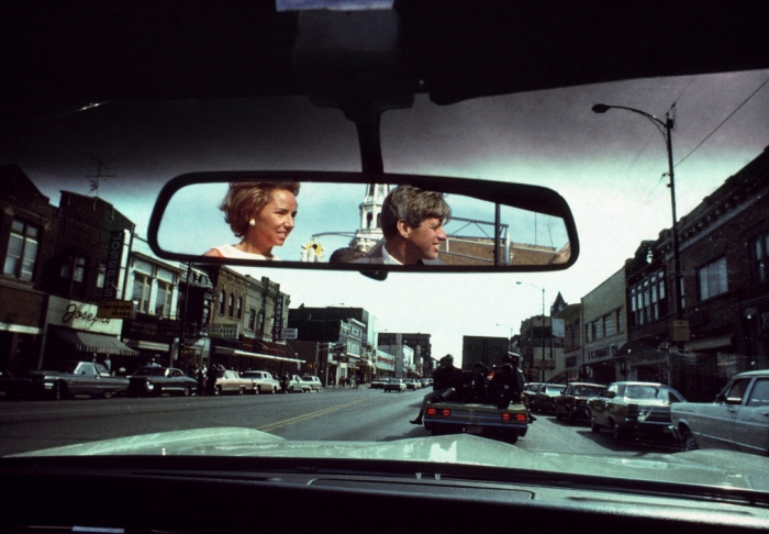 Burt Glinn, State senator Robert Francis Kennedy campaining in a small town. Indiana, USA. 1968