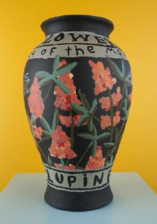 lupine-vase