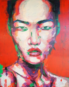 Woman in Red