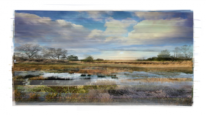 * Collected Landscape No.54 - Big version on Linen (framed) - 2/6 *