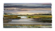 Collected Landscape No.62 - Big version on Linen (framed) - 1/6