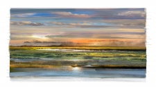 Collected Landscape No.55 - Big version on Linen (framed) - 1/6