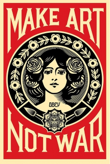 Make art not war