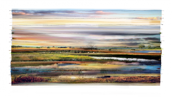 Collected landscape No. 21 - Big version on linen 3/6