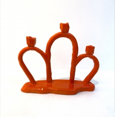 LING candleholder, orange