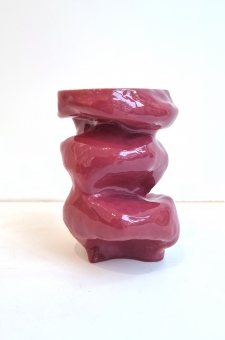 SCULPTURE 034, aubergine