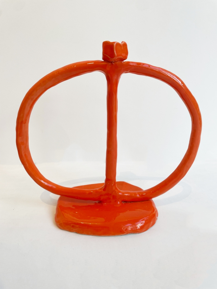 NITAMB candleholder, orange - RD