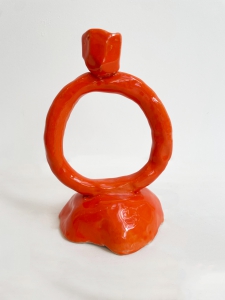 CHHED candleholder, orange