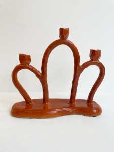 LING candleholder, caramel