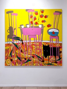Yapper interieur roze