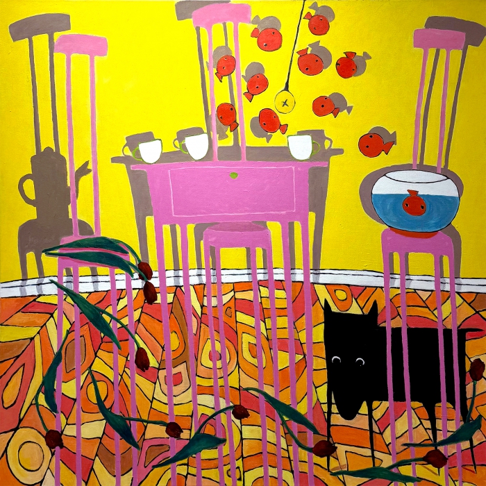 Yapper interieur roze