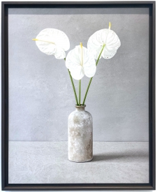 Anthurium in a beige vase 1/5