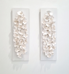 Flower wall sculpture