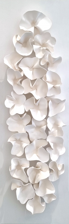 Flower wall sculpture