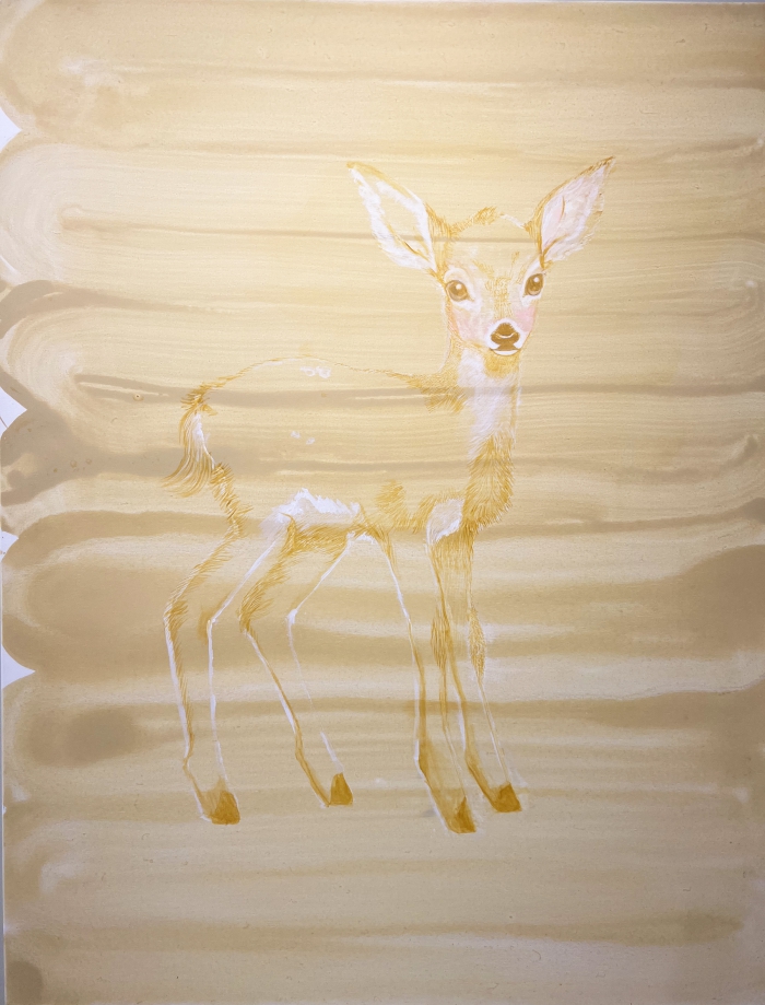 Golden deer