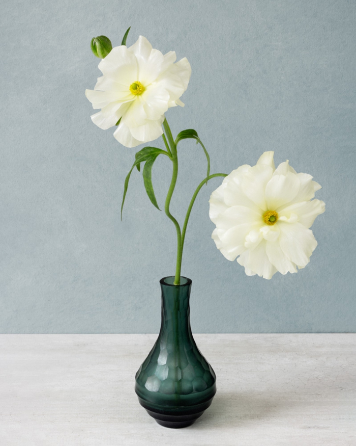 Ranunculus in a green vase #3 - 1/10