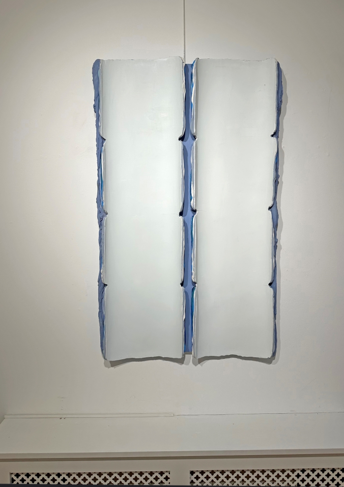 Untitled blue - white