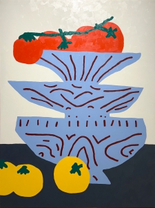 Stack of Bowls and Fruit