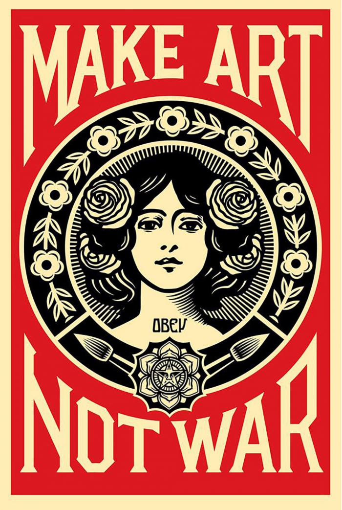 Make art not war