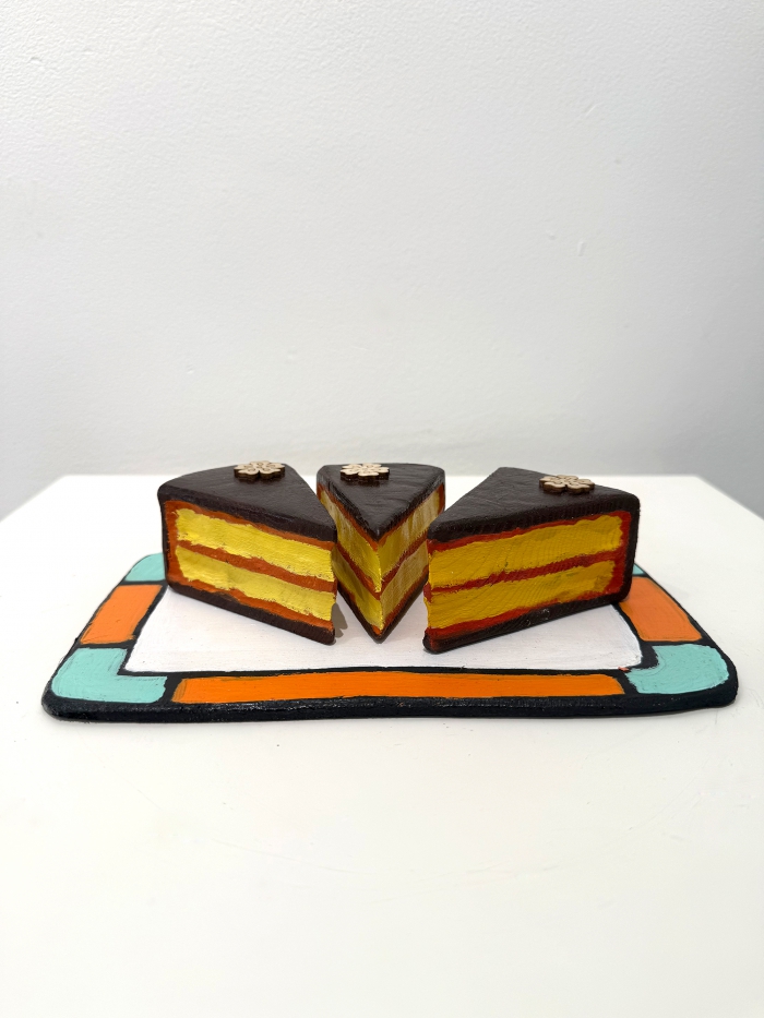 Taartpunten - chocolade met klavers #1