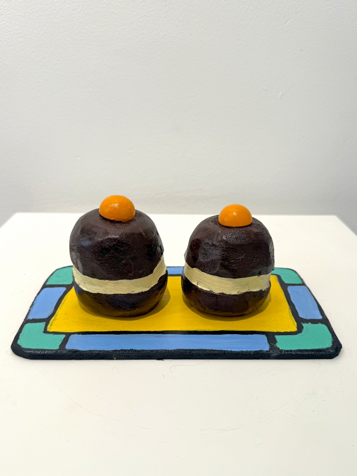 Gebakjes (2 stuks) - oranje