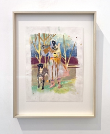 woman-and-dog