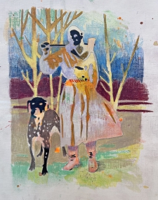 Woman and Dog