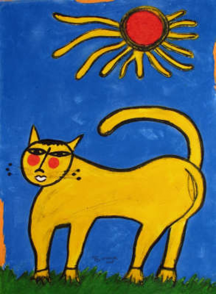 Le chat au soleil